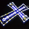 Светодиодный крест 2 ряда диодов
