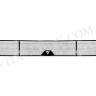 Защита лобового стекла MERCEDES MP-3 (крашеный металл) прямые углы VT-190.0.0