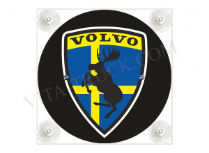 Лайт-бокс "люкс" №18 VOLVO (лось с флагом) на лобовое стекло VT-LTBX-MINI