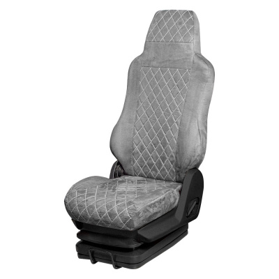 125 Чехлы Стандарт MERCEDES Atego  (2 низ. сид.) (АликСерый+АликСерый)