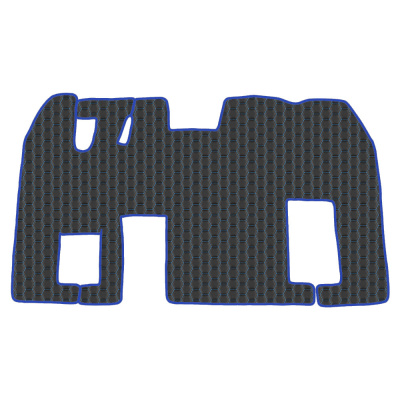 6.2 Коврики стёганные RENAULT MAGNUM 1996г. >  (МТ)  (Премиум Черный строчка Синяя)