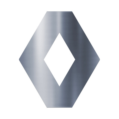 Буквы SDT (нерж.) вставка эмблема RENAULT MAGNUM (305*230) ( Подсветка  Белый)