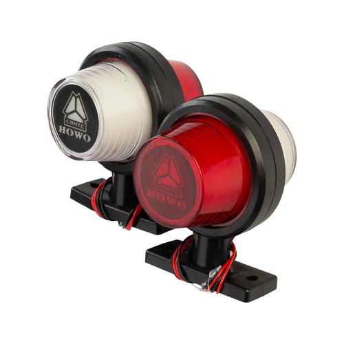 Фонарь габаритный MAXI CNHTC (Howo) (белый-красный) LED 24V