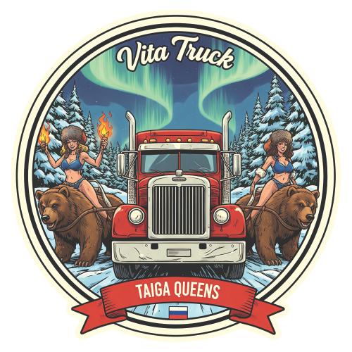 Наклейка VT RUSSIAN 3