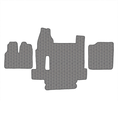 4.14 Коврики стёганные MAN TGX от 2017г.  (АТ, 2 полки, без холодильника)  (Премиум Серый)