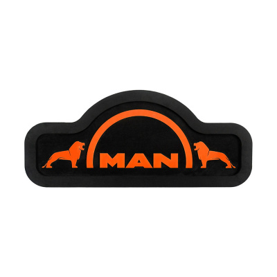 Панель на спальник 880*340 MAN (замша) - (24v) (Подсветка оранжевая)