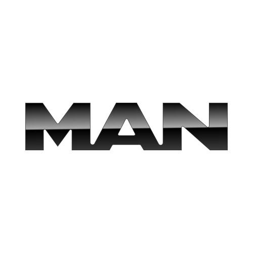 Надпись NSDP (пластик) универсальная MAN черный (650х158)