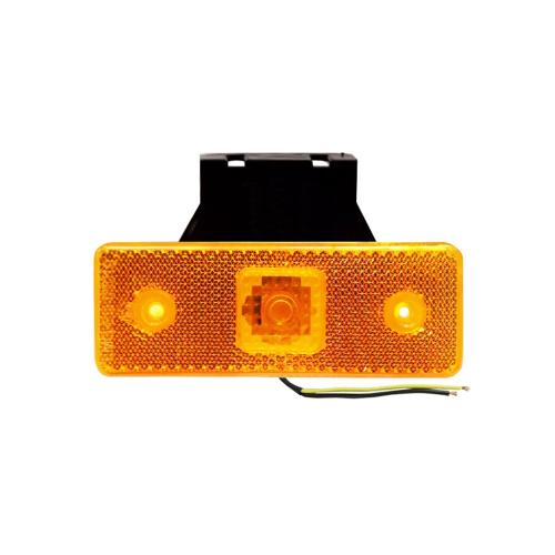 Фонарь габаритный c кронштейном желтый LED 90.3731-00-1