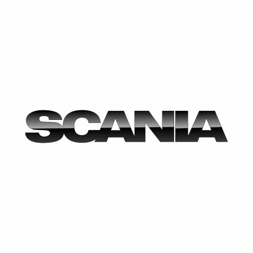 Надпись NSDP (пластик) универсальная SCANIA черный (825х140)