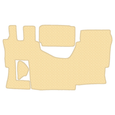 5.7 Коврики стёганные MERCEDES ACTROS MPIV от 2011 SoloStar -  (Классик Бежевый)