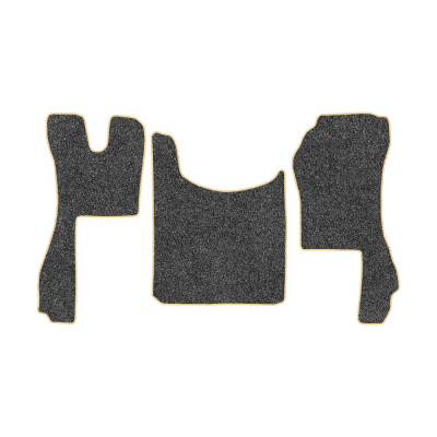 84-Коврики ворсовые SCANIA G (2011-2015) увел. шахта -(ABTC 3 коврика. АТ) (UPP-3 (Серый) кант Бежевый)