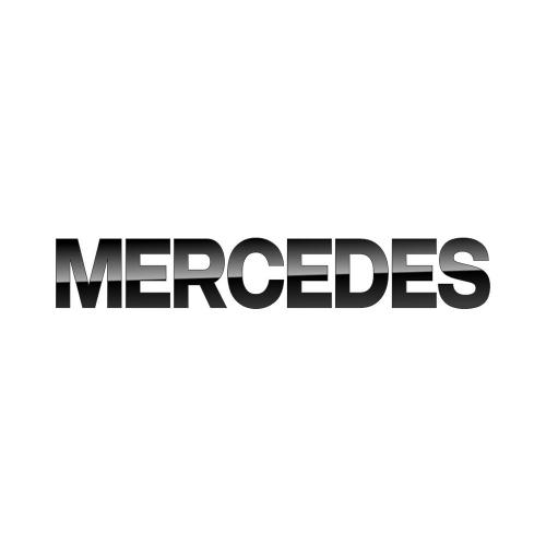 Надпись NSDP (пластик) универсальная MERCEDES черный 
