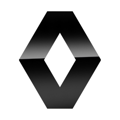 Буквы SDP (пластик) черный вставка эмблема RENAULT MAGNUM (305*230) (Оранжевый)