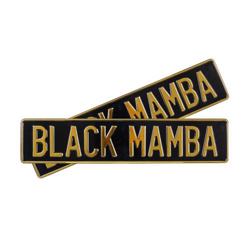 Автомобильный сувенирный номер BLACK MAMBA