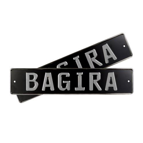 Автомобильный сувенирный номер BAGIRA