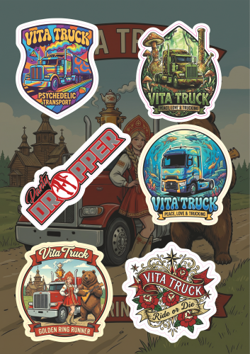 Набор наклеек VT STICKER PAСK-6