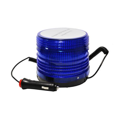 Маяк светодиодный синий (10/30V, строб.115х130, 2 режима) 13375