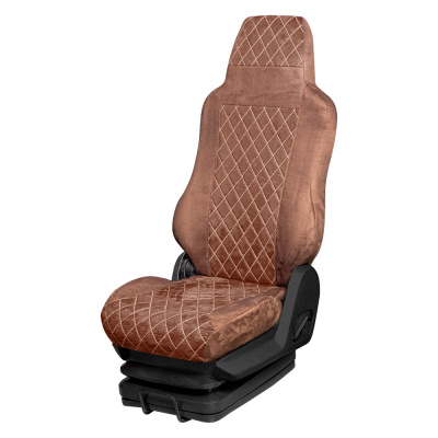 103 Чехлы Стандарт MERCEDES SPRINTER W 906  (без ремней) 3-х местн. (АликКоричневый+АликКоричневый)