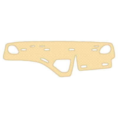 26-Стеганые накладки на панель VOLVO FH-13 от 2013 г. (Классик Бежевый)