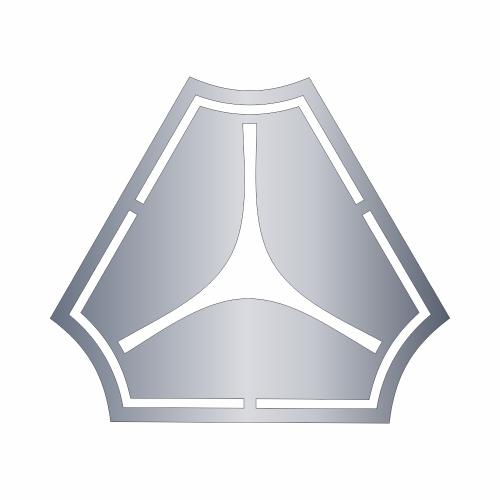 Светодиодная эмблема на капот SITRAK C7H (239х207мм)