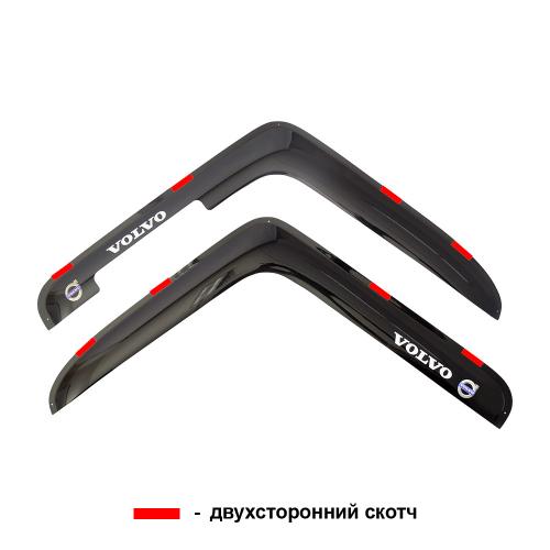 Дефлекторы окон (ветровики) VOLVO FH 12-13 "вставные"