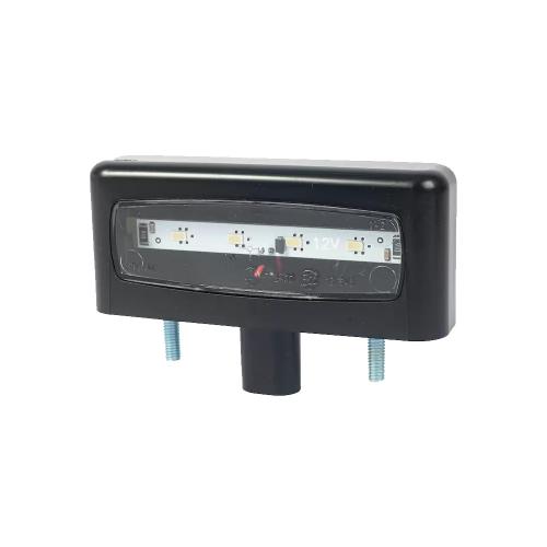 Подсветка номера (24В, 4 диода) черная 15224