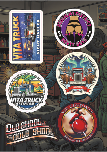 Набор наклеек VT STICKER PAСK-9