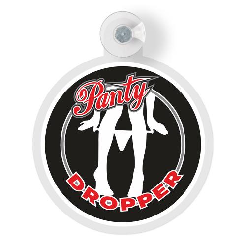 Вымпел-бейдж на присоске (Ø125мм) PANTY DROPPER