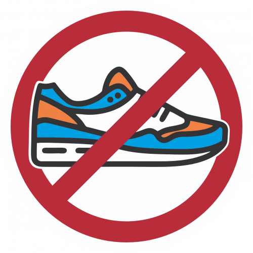 Наклейка VT NO SHOES 8