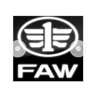 Табличка светодиодная 14x15 (белая) на лобовое стекло (24v) (FAW)