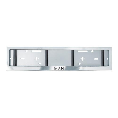 Рамка номерного знака MAN (нерж. сталь)