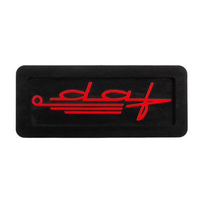 Панель на спальник 600*250 DAF пропись (замша) прямые углы (24v)