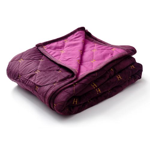 Покрывало (велюр, цв.) VITA TRUCK 210х120 фиолетовое