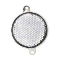 Катафот круглый с крепл. (уши) белый 9504  