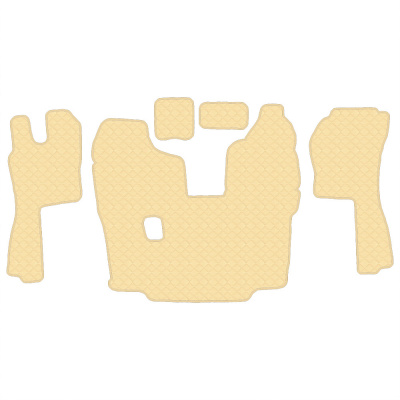 3.3 Коврики стёганные SCANIA seria R oт 2009  (МТ)  (Классик Бежевый)