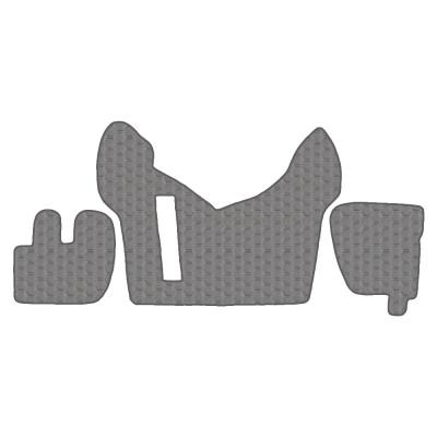 6.6 Коврики стёганные RENAULT PREMIUM - от 2005г (Премиум Серый)
