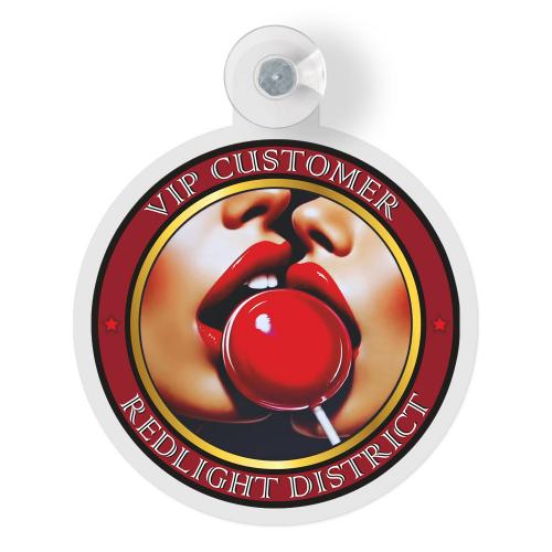 Вымпел-бейдж на присоске (Ø125мм) ЛЕДЕНЕЦ