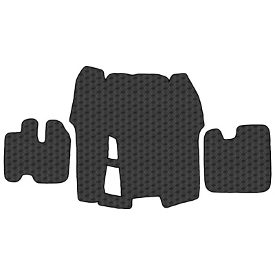 5.13 Коврики стёганные MERCEDES Atego -  (Премиум Черный строчка Черная)