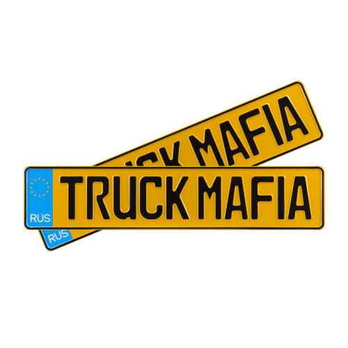 Автомобильный сувенирный номер TRUCK MAFIA