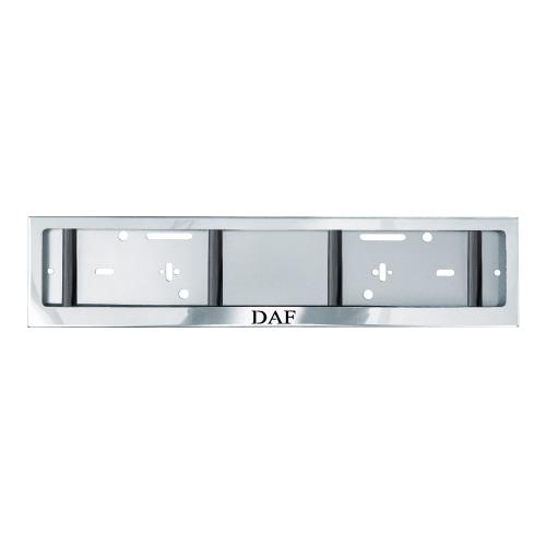 Рамка номерного знака DAF (нерж. сталь)