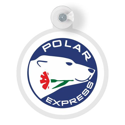 Вымпел-бейдж на присоске (Ø125мм) POLAR EXPRESS
