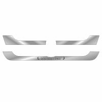 Накладки из нержавеющей стали на капот Mercedes MP3 (кабина с шахтой) NKN-142