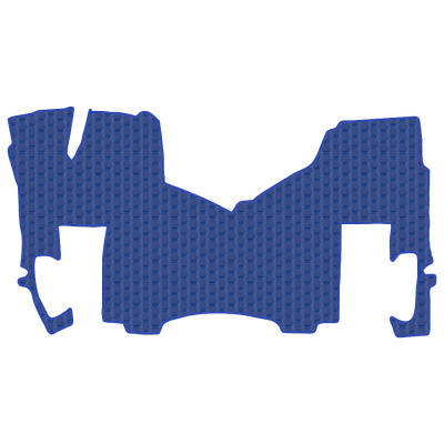 6.7 Коврики стёганные RENAULT GAMA T от 2014  (АТ с тун., пасс место пневмо)  (Премиум Синий)