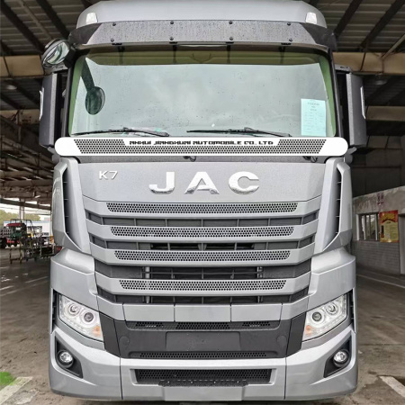 Защита лобового стекла для JAC K7 (нерж. сталь, прямые углы)