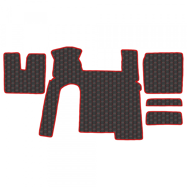 4.6 Коврики стёганные MAN TGX от 2007г.в. (МТ, 2 полки, холодильник)