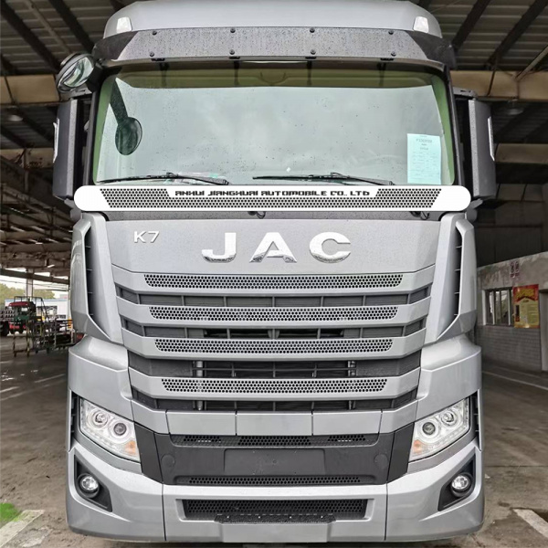 Защита лобового стекла для JAC K7 (нерж. сталь, прямые углы)