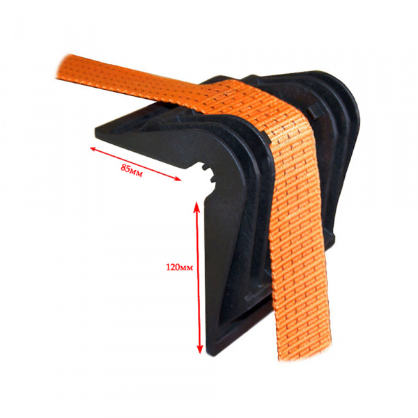 Уголок для стяжки груза полипропиленовый (85х120х60мм) 0103060.4