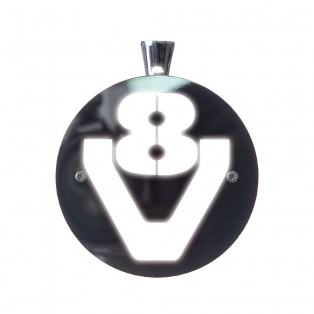 Фонарь под зеркало V8 (LED, нерж., комп. 2 шт)