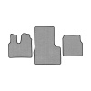 37-Коврики ворсовые MAN TGS -(АВС 3 коврика. МТ) (UPP-6 (Серый) кант Черный)