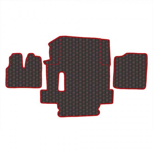 4.13 Коврики стёганные MAN TGX от 2017г.  (АТ, 1 полка, без холодильника) 